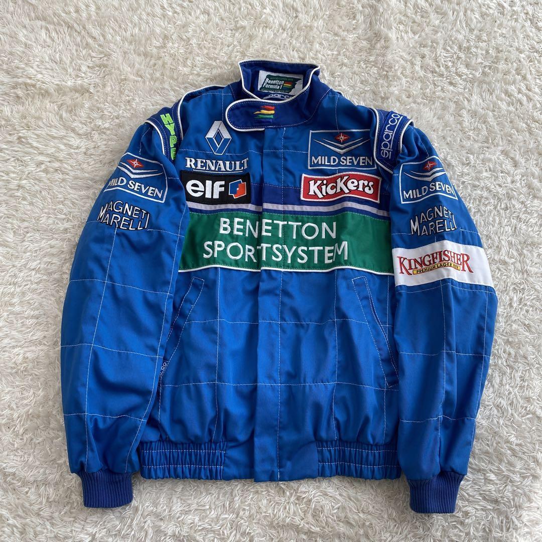 Vintage 1997 BENETTON Formula 1 Sparco Jacket Men's M Vintage 1997 BENETTON Formula 1 Sparco Jacket Men's M
