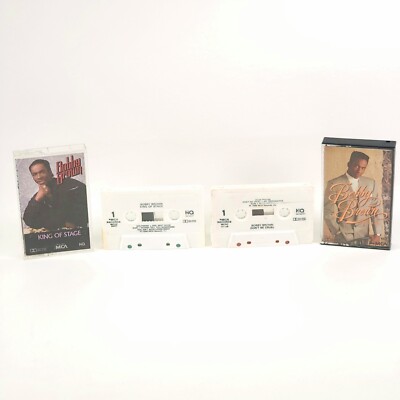 2 Vintage Bobby Brown Cassettes King of Stage & Don't Be Cruel MCAC 42185