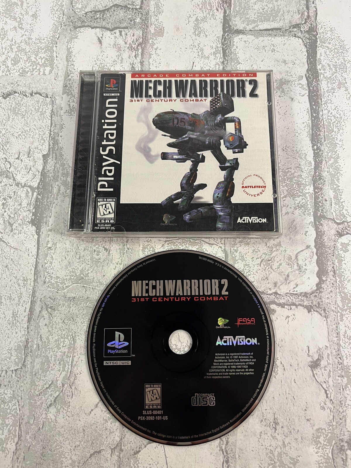 MechWarrior 2 (Sony PlayStation 1, 1996) PS1 Complete W/ Manual CIB