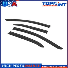 Dark Black Side Wind Deflectors Window Visors 4p For Toyota For Corolla Sedan