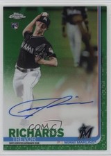 2019 Topps Chrome Rookie Green Refractor 16/99 Trevor Richards #RA-TR Auto 9hx