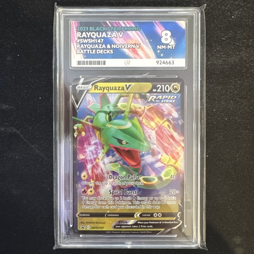 Rayquaza V graded ACE 8 for sale on eBay