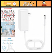 12V Power Cord Adapter for Graco Baby Swing - UL Listed, Compatible with Soothe
