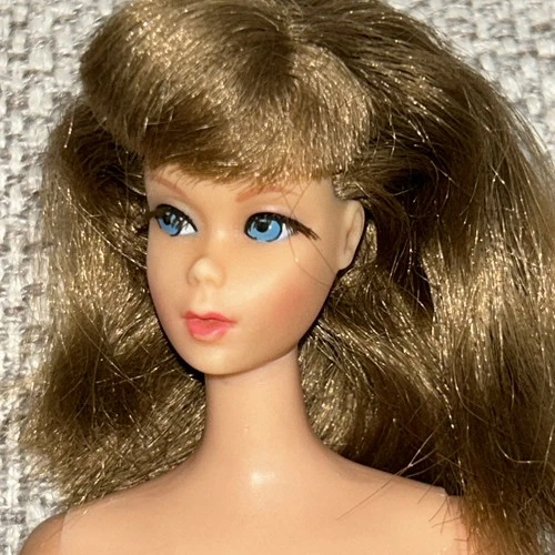 Vintage 1966 Barbie Doll Twist N Turn Brown Hair