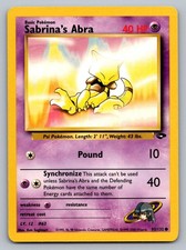 Pokemon TCG Gym Challenge Sabrina's Abra (93) 093/132