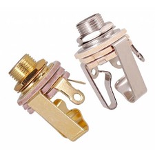 2x 6.35mm 1/4\\\\\\\" Plug Input Brass