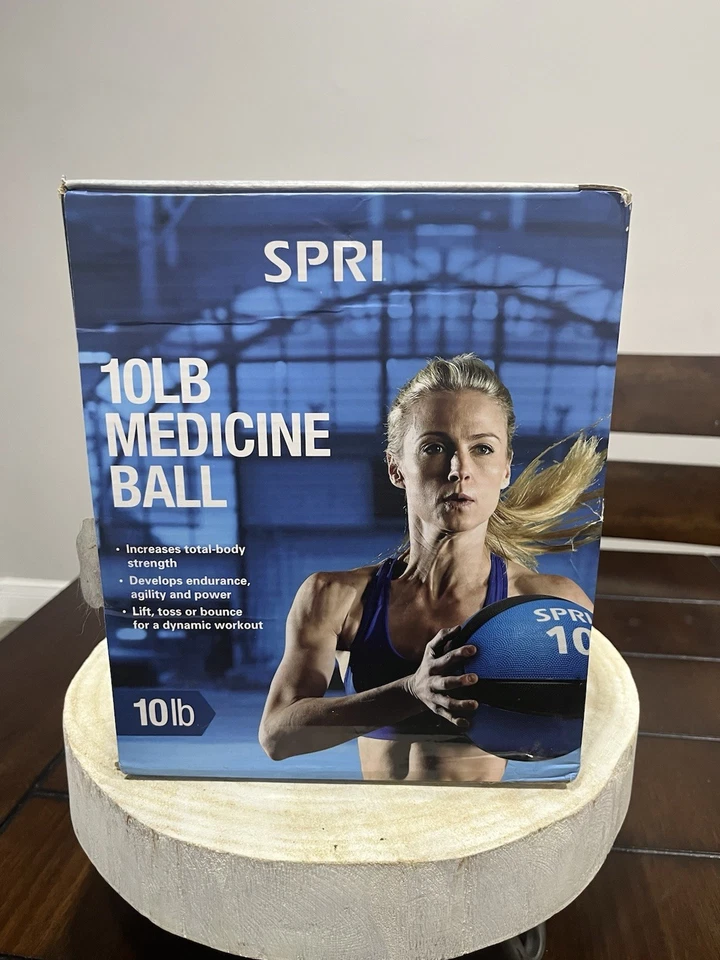 Weighted Medicine Ball Training Exercise Workout Gym Session SPRI 10lb NEW - Image 2 of 4