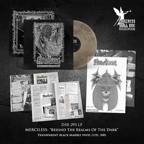 Merciless Behind The Realms Of The Dark (black Marble Vinyl) LP New 406865100155