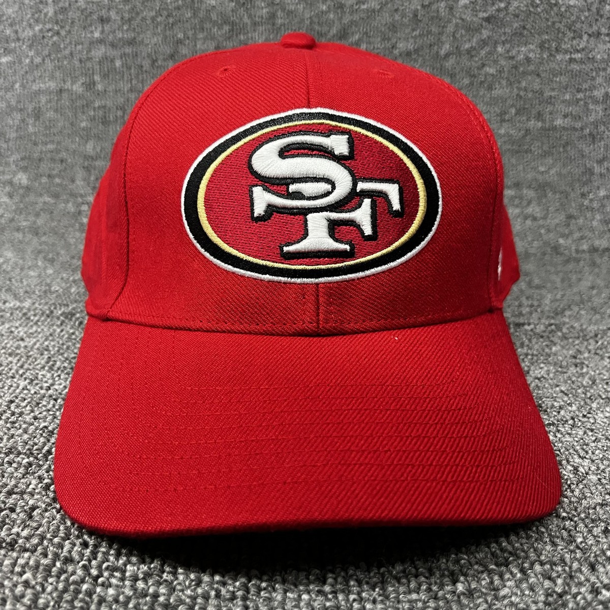New '47 San Francisco 49ers NFL Clean Up Adjustable Strapback Hat Red Cap