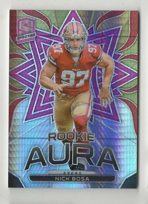 NICK BOSA RC 2019 PANINI SPECTRA ROOKIE AURA PRIZM #/25 11/25