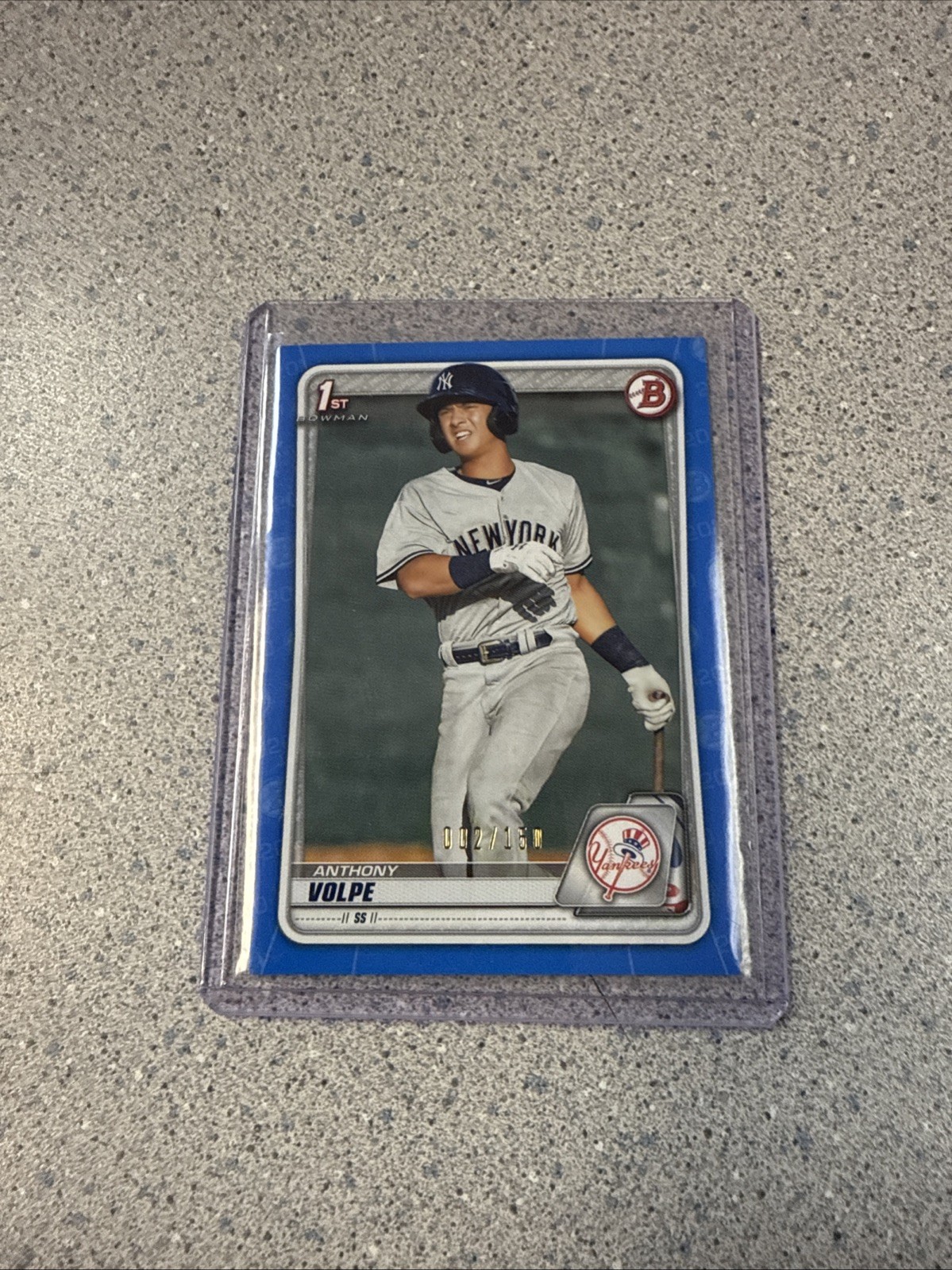 2020 Bowman - Prospects Anthony Volpe #BP-139 Blue /150 (RC)
