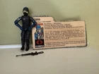 GI Joe Figure 1983 Cobra Soldier The Enemy COMPLETE w/ File Card and Gun