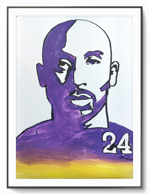 LOVELESS  - ''KOBE BRYANT'' 11 X 15 HANDMADE SIGNED