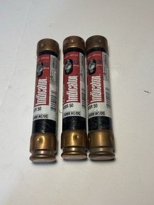 LOT OF 3 Littlefuse IDSR50 - 50 Amp Fuse (I2B4)