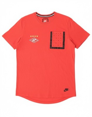 Nike Herren FC Spartak Moskau T-Shirt Oberteil Medium Rot Baumwolle CB16