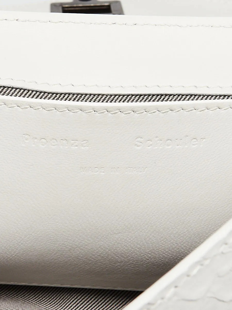 Proenza Schouler White Python Mini PS1 Crossbody … - image 8