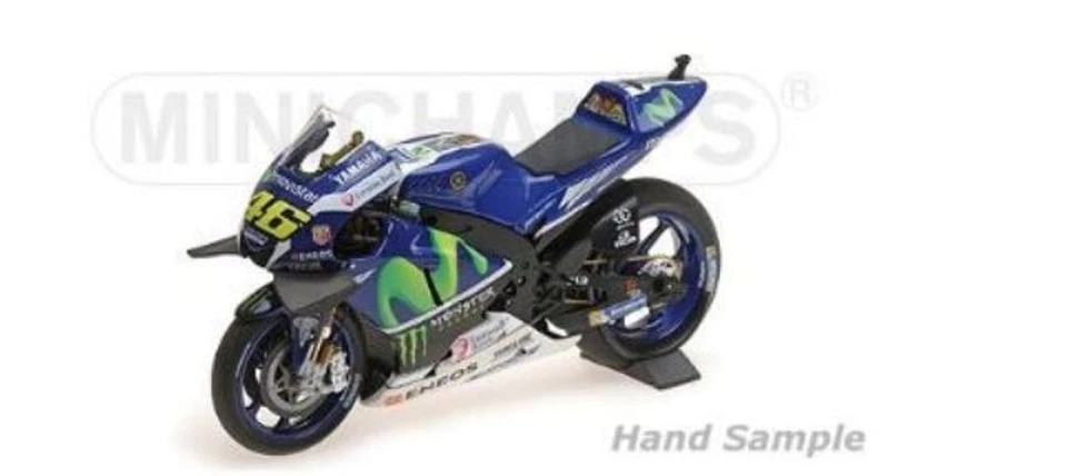 Bicicleta modelo Rossi Yamaha YZR-M1 Sepang Test MotoGP 2016 Minichamps 163046 1:12th Foto 2 de 4