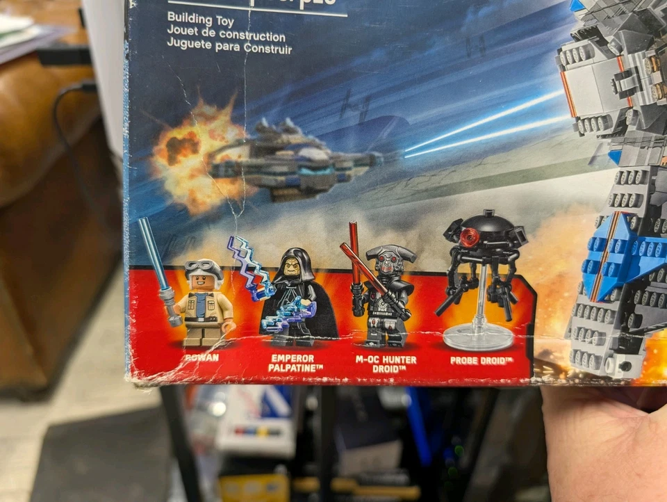 2017 Retired Star Wars Lego #75185 Tracker 1 🚨Sealed   with M-OC Hunter Droid - Image 4 of 4