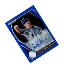 2021 Prizm BLUE REFRACTOR SP SETH SHUMAN AUTO /99! Georgia Southern 