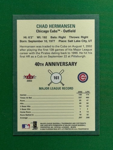 2003 Fleer Tradition Baseball Base #1 - 250 PICK YOUR CARD COMPLETE YOUR SET - Picture 248 of 426