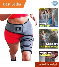 Effective Sciatica & SI Joint Support: Adjustable Hip Brace for Active Adults