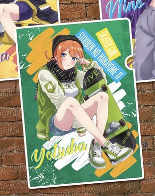 A4 Clear File Nakano Yotsuba Kyaratto Kuji - Unused, Quintessential Release japa