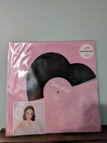 Laufey - Valentine - Chocolate Strawberry Split Heart Shaped Vinyl