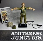 GI Joe Footloose v1 1985 *100% COMPLETE w/File Card Vintage ARAH Dmg Back Screw