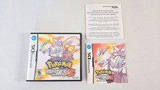 Pokemon White Version 2 Nintendo DS Authentic Case  Manual ONLY - NO GAME READ