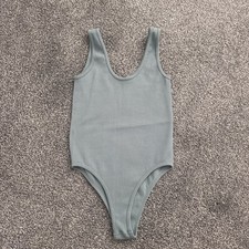 Zara green ribbed bodysuit - Small, Excellent condition