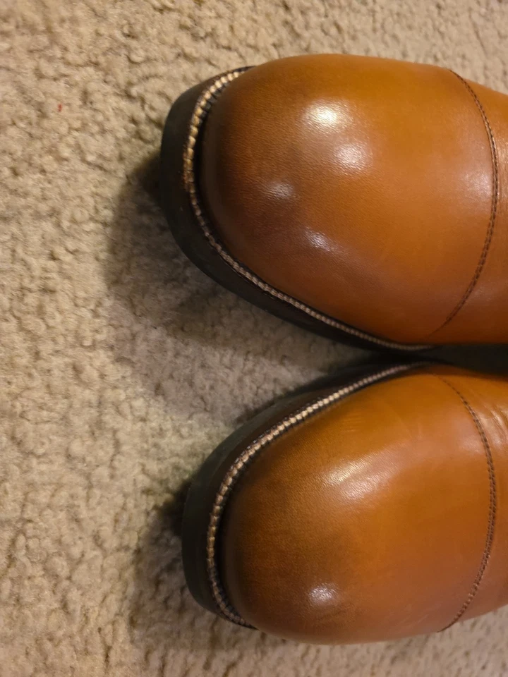 Cole Haan Hombre Wagner Grand Chelsea Bota Impermeable, Cuero Marrón EE. UU. Talla 13 Foto 3 de 4