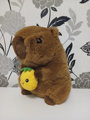 Capybara gelbe Ananas Plüschtier Kuscheltier Posh Paws Öko Erde 22 cm 