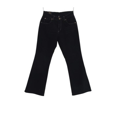 Lee Felton Bootcut Samt Jeans gebraucht Vintage schwarz W28 L30 (Cod.J369)