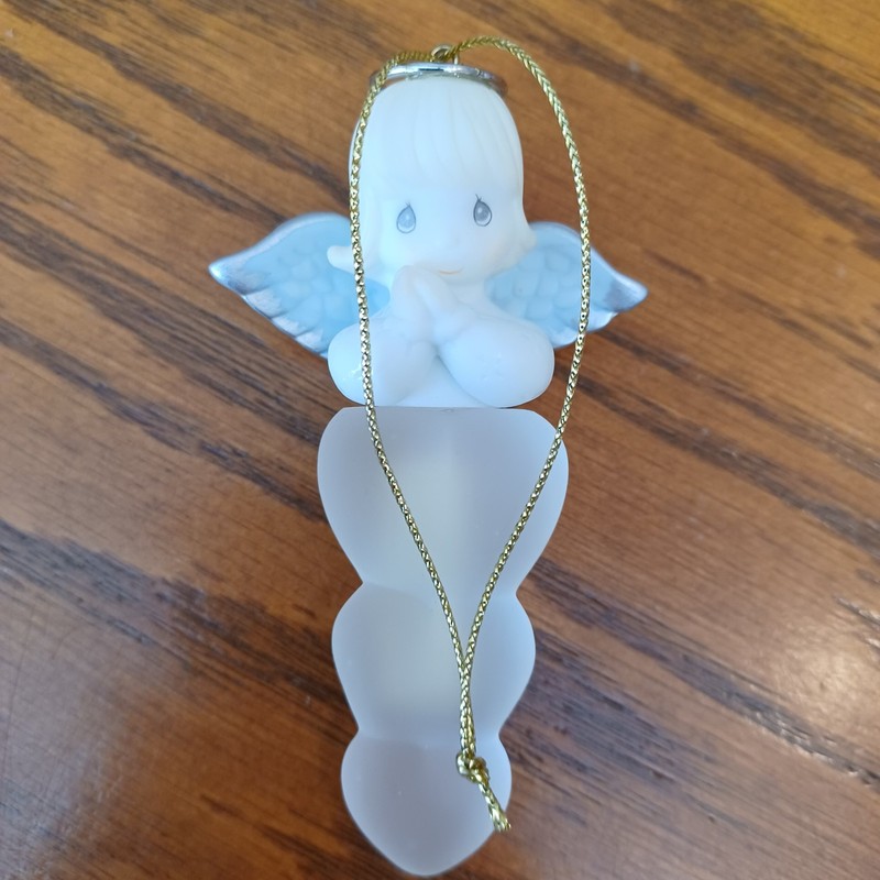 Vintage Enesco Precious Moments 1999 Angel Icicle Christmas Ornament