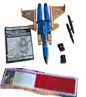 Vintage 1983 Hasbro Takara Transformers G1 Dirge Jet : 100% Complete K