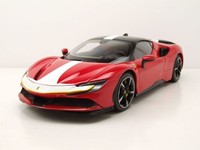 Ferrari SF90 Stradale Assetto Fiorano Rot Modellauto 1:18 Bburago Signature