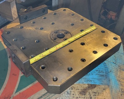 MAZAK CNC HORIZONTAL MILLING PALLET TOMBSTONE TABLE 12'' X 12''