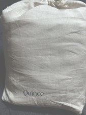 Juego de funda nórdica completa Quince Queen 2 fundas lino marfil catálogo devolución nuevo sin etiquetas