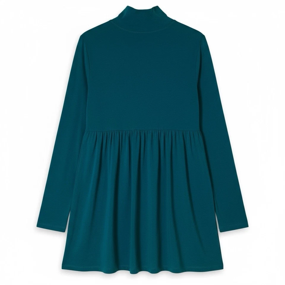 Vestido tejido manga larga Sahalie, verde, para mujer talla M Foto 4 de 4