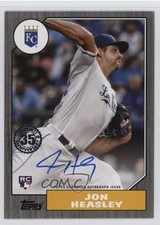 2022 Update 1987 Topps Baseball Black 83/199 Jon Heasley #87BA-JH Auto 1c47