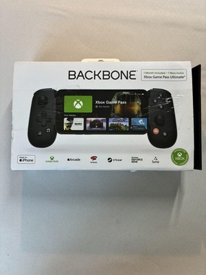 Backbone One IPhone Gamepad Controller Black Lightning Designed For Xbox IOS