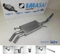 Imasaf Auspuff Mitteltop+Anbauteile für Audi A4 2.0 Tfsi 125/147/162KW 2004-2008