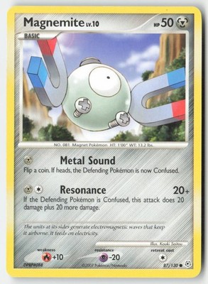 Magnemite 87/130 Common MP Regular - Diamond & Pearl