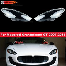 Car Front Headlight Lens Cover Clear Shell For Maserati Granturismo GT 2007-2015