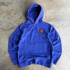 Nike Hoodie Netherlands KNVB World Cup Blue Fleece Football French Terry Men  s M