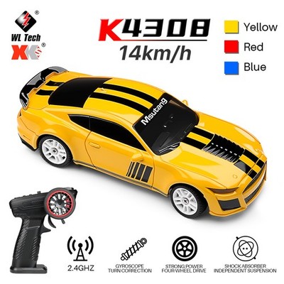 Wltoys K4308 RC Drift Auto 1/43 4WD 14km/h Elektrisches Ferngesteuertes Rennauto