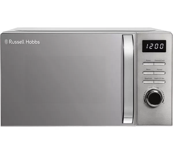 Russell Hobbs RHMD832T Digital Solo Microwave Oven Easy Clean 20L 800W- Titanium