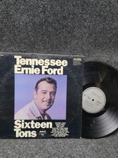 Vintage Tennessee Ernie Ford Sixteen Tons 12" Black Vinyl LP Pickwick 33 Country