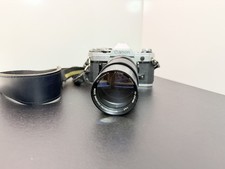 Canon AE-1 35mm SLR Film Camera w/ Vivitar 70-210mm Zoom Lens Works