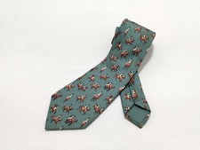Hermes Equestrian Pattern Necktie